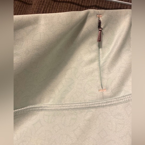 CALIA by Claire Underwood Landscape Mint Green Workout Capri size XL - Picture 5 of 8